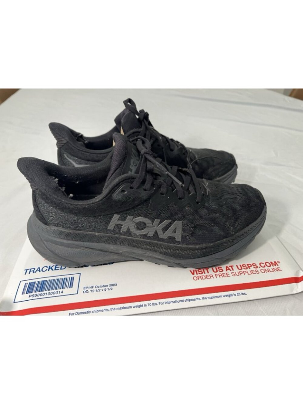 Hoka One One Challenger ATR 7 Trail Hiking Shoe BBLC Women 7.5 B Black *check - Picture 2 of 16
